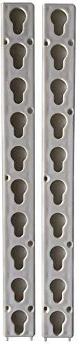 Krzaw 2 Pack Horse Plastic Keyhole Track Rail (ABS) Acrylonitrile Butadiene Styrene