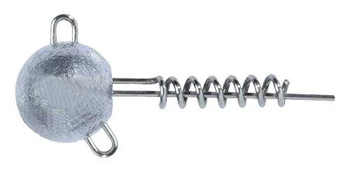 Balzer Shirasu Screw jig - screwing heads for rubber fish screw heads for rubber baits & jigs lead heads for softbaits spiral heads 5G - 5 pieces