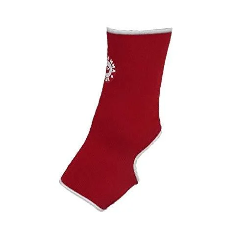 World MMA Gear Muay Thai Ankle Supports Guard Kickboxing, MMA Black Red Blue