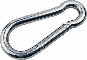 Marine Grade Stainless Steel Carabiner Spring Snap Link 6" - Marine Part Depot