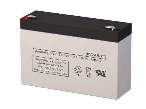 Jasco Battery RB670 6 Volt 7 AmpH SLA Replacement Battery with F1 Terminal - SigmasTek