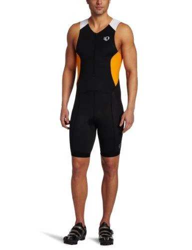 Pearl Izumi Men's Select Tri Suit Black /Safety Orange Small