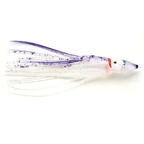 P-Line Sunrise Spatterback Squid Clear Glow/Purple 4.5"