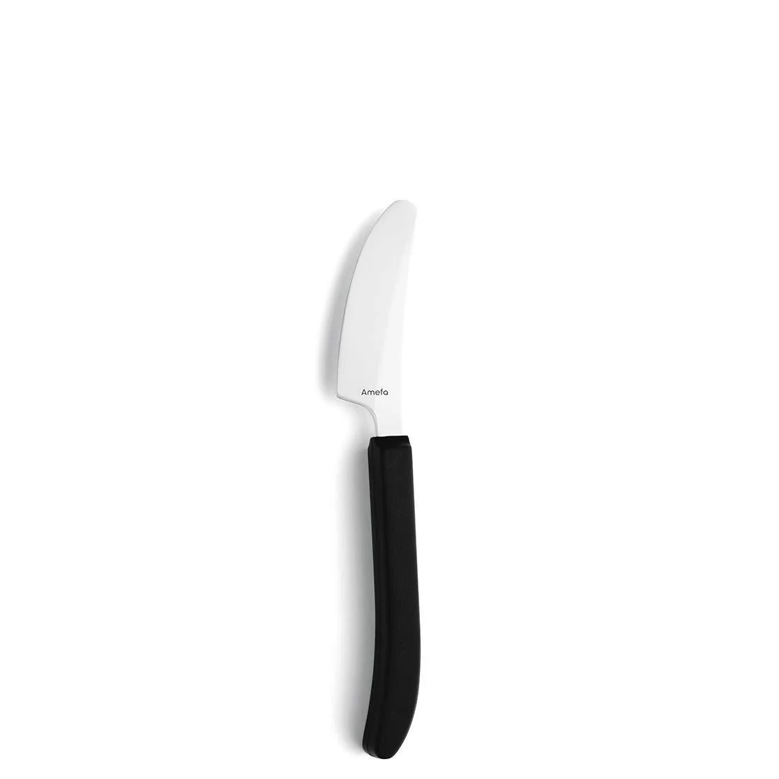 AMEFA SELECT 3001 knives with grip thickening 18/10 stainless steel cutlery black especially eating aid for seniors everyday help cutlery rust -free & dishwasher -safe knife straight