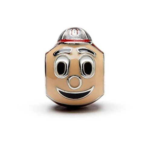 Stone Armory Ohio State University Charm for Women | Ohio State Brutus Bead Charm | Ohio State University Buckeyes Jewelry | Perfect Ohio State Gift for Fans, Students, Alumni | Fits Most Charm Bracelet Brands