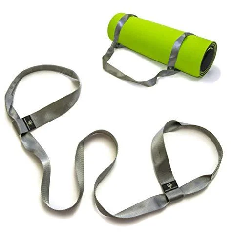 Gradient Fitness Yoga Mat Strap, Premium Quality 66"x1.5"w Cotton Blend. Yoga Mat Carrier, Yoga Mat Holder