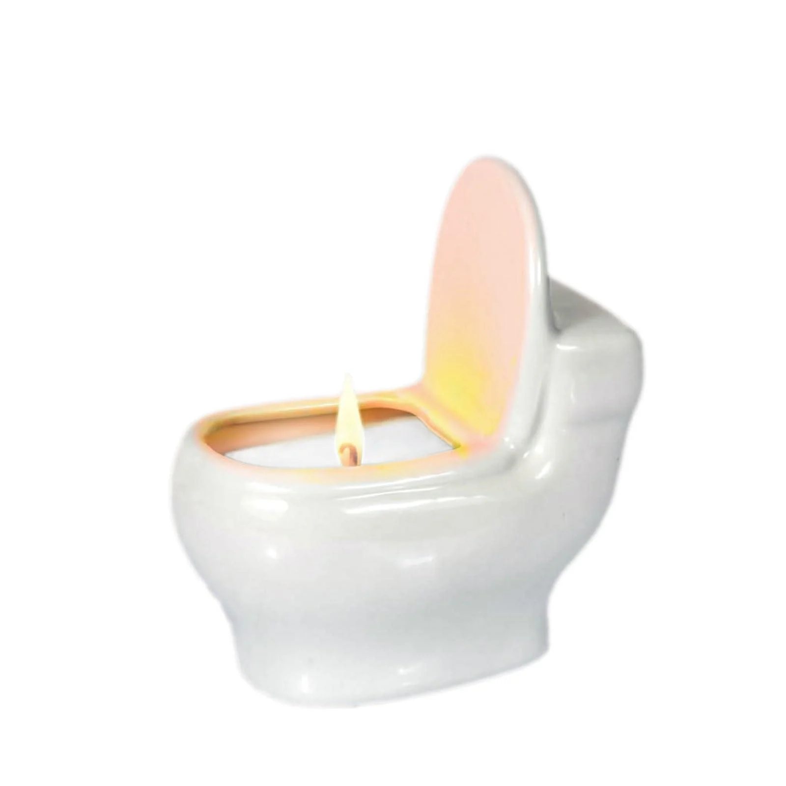 Aromacandle Springs Tea Single Wick Aromatherapy Candle Burns Over 60 Hours Toilet Shaped Jar Candle Great for Bathroom Scents Quirky Funny Gifts for Men or Women - virlvhor