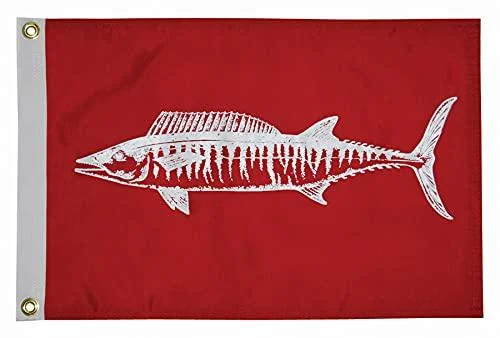 Taylor Made Products 4118, Fish Flag, Nylon, 12 inch x 18 inch, Wahoo