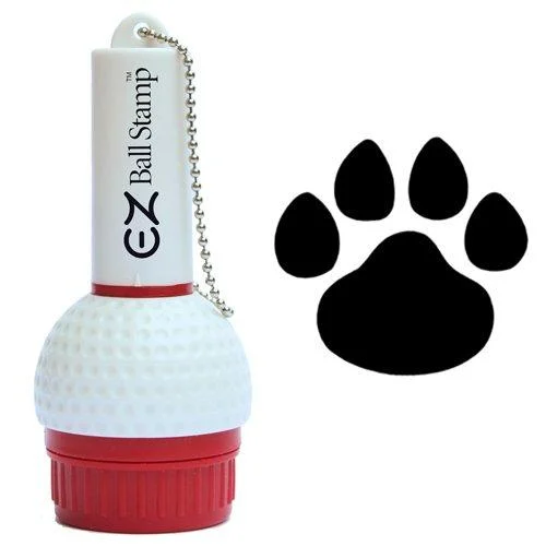 EZBallStamp Golf Ball Stamp Marker Black Paw - ProMarking