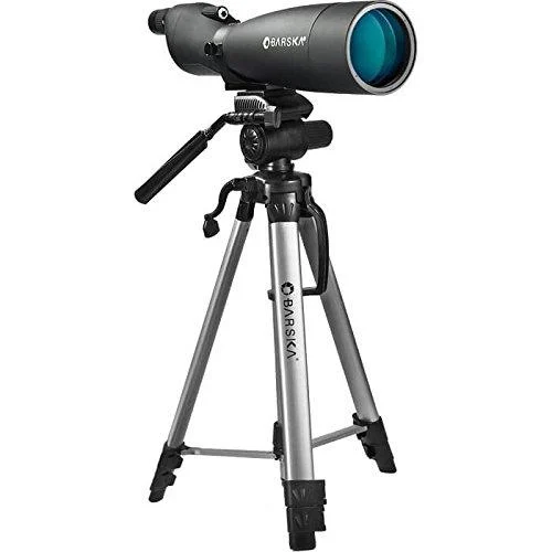 BARSKA Waterproof 30-90x 90 mm Straight Spotting Scope w/Full Tripod Combo