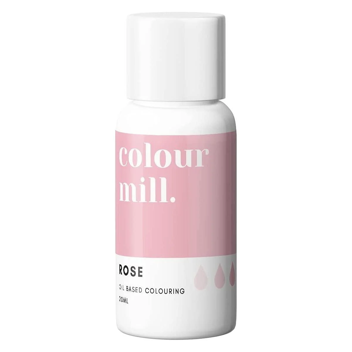 Colour Mill Oil Based Next Genertion Edible Food Paint Colouring for Buttercream Fondant Sugarpaste Icing and Chocolate - Rose 20ml