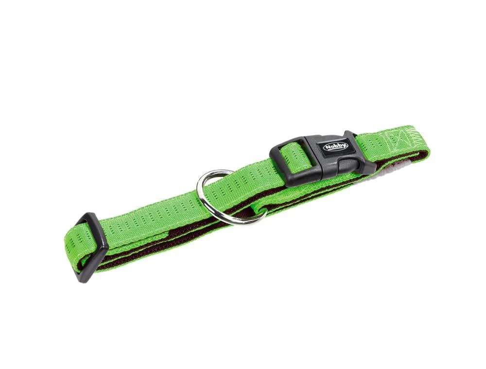 Nobby collar Soft Grip light green / brown L: 20-30 cm W: 10 mm 1 piece green-chocolate Length 20-30 cm Width 10 mm