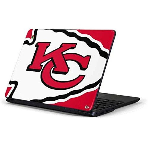 Skinit Decal Laptop Skin Compatible with Samsung Chromebook 3 11.6in 500c13-k01 - Officially Licensed NFL Kansas City Chiefs Large Logo Design