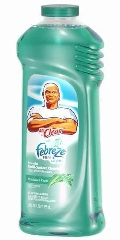 Mr Clean Multi-Surfaces Liquid with Febreze Freshness Meadows and Rain 28-Ounce