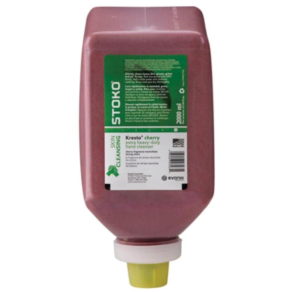 WSLHFEO Hand Cleaner 2000 mL Soft Bottle (6 Pack) ff - Stoko Skin Care