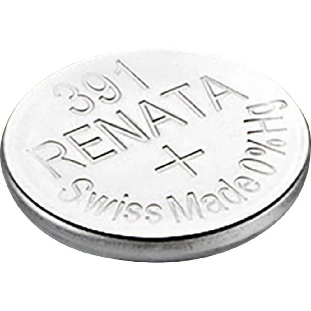 Renata Non-Rechargeable Battery Watch Single Cell Silver Oxide 50 Mah 1.55 V Sr55 Flat Top 11.6 Mm Rohs Compliant: Na - 391