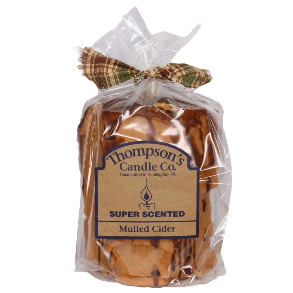 Thompson's Candle Co. Mulled Cider Pillar Candles Med.