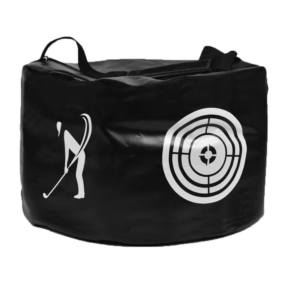 ASENVER Golf Swing Impact Trainer Bag Golf Power Smash Bag Black- Target Pattern