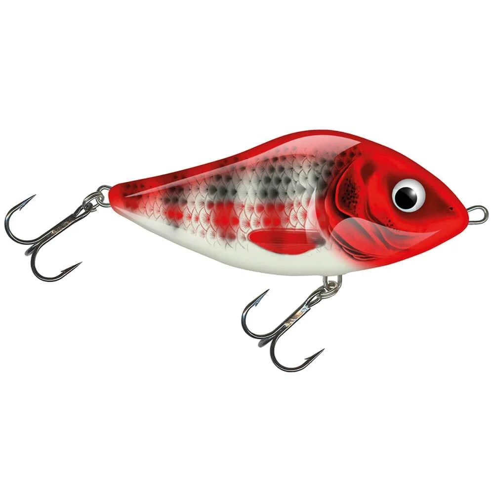 Salmo Wobbler Slider Rr schwimmend 7cm 17g Red Head Striper