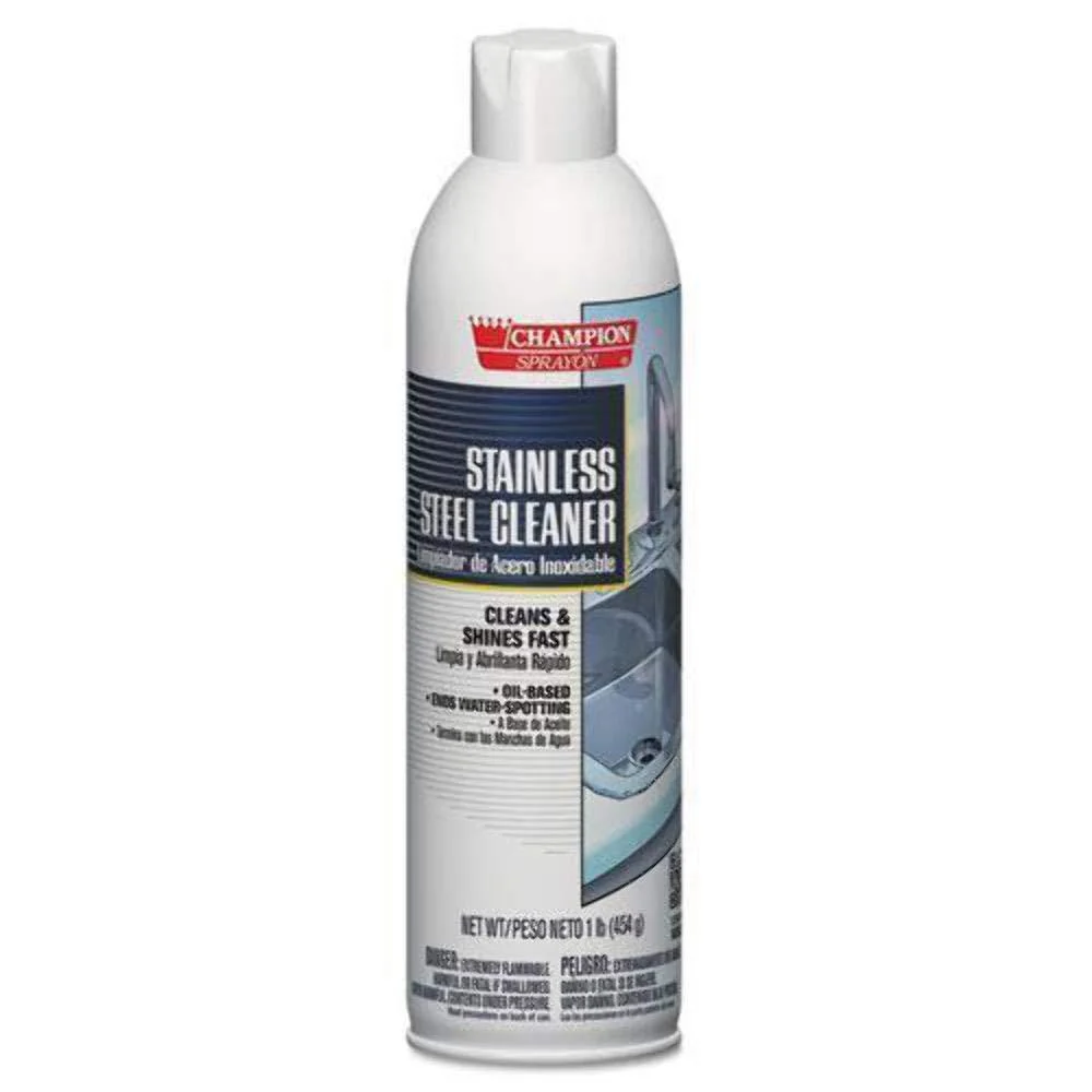 5197 Champion Sprayon Stainless Steel Cleaner 16oz Aerosol 12/Carton - Chase Products