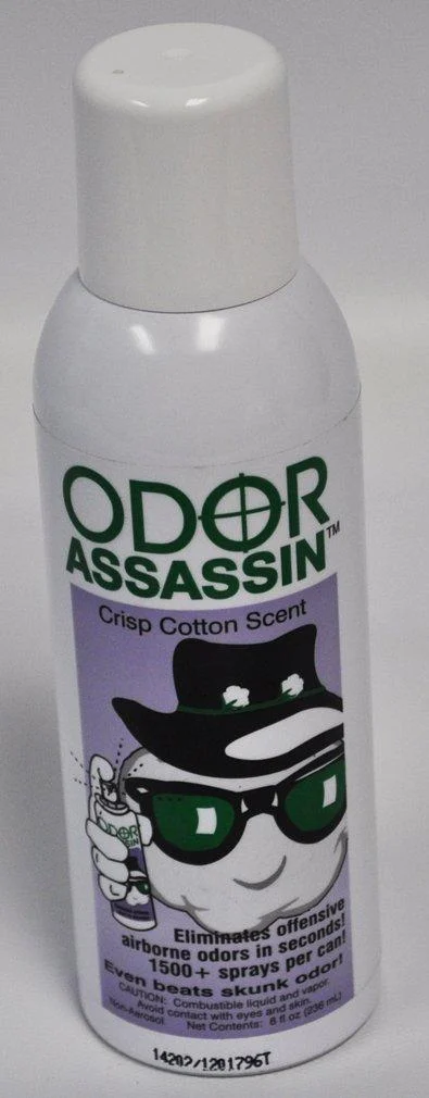 Odor Assassin Odor Eliminator Crisp Cotton Scent - Odor Assasin