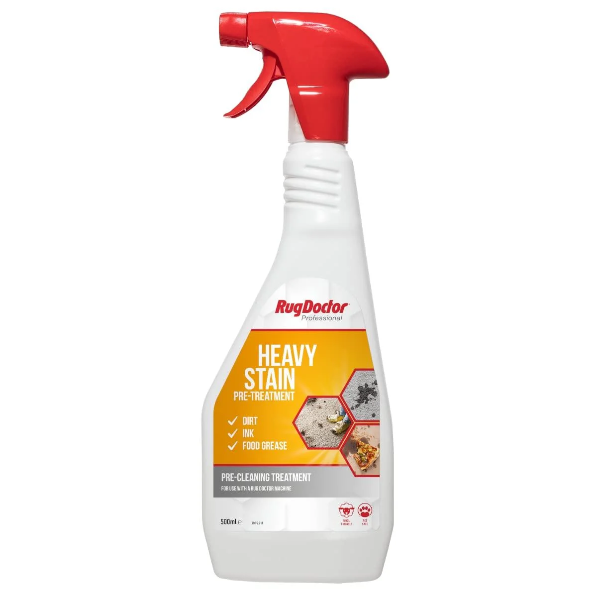 Rug Doctor Heavy Stain - Pre Treatment 500ml Trigger Spray 500 ml (Pack of 1)