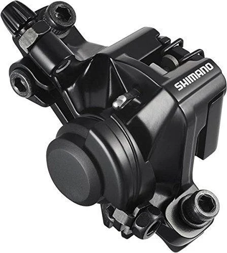 JKSPORTS ShimanoBR M375 Post Mount Brake Caliper Black BR-M375 Mechanical Disc Brake Caliper with Pads