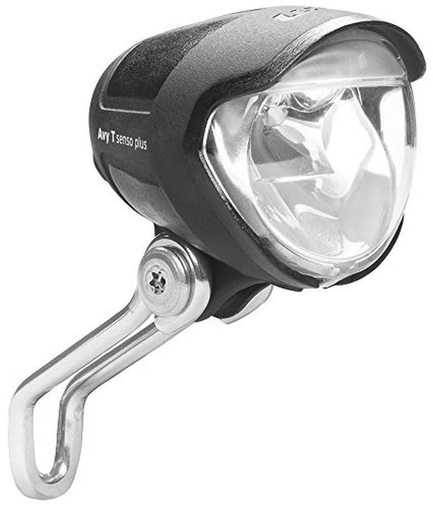 Busch & M ller LED front light LUMOTEC IQ Avy N Plus black bicycle light One Size - busch+m ller