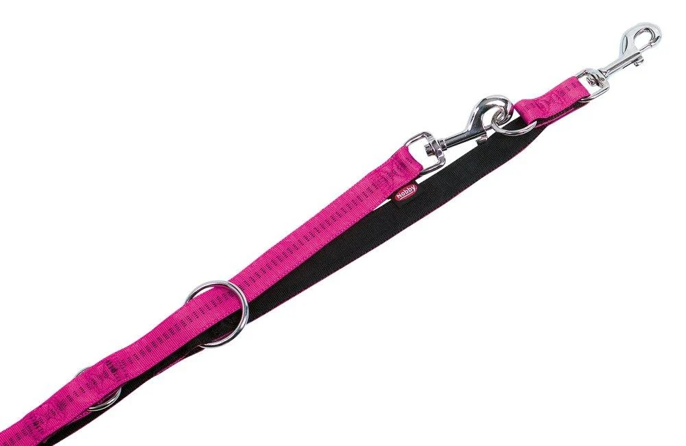 Nobby Leash Soft Grip fuchsia / black L: 200 cm W: 25 mm 1 piece fuchsia-black width 25 mm
