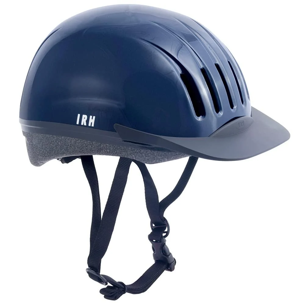 IRH Sport Horseback Riding Safety Washable Rear Side Ventilation Equestrian Equi Lite Helmet Navy Small - IRH INTERNATIONAL RIDING HELMETS