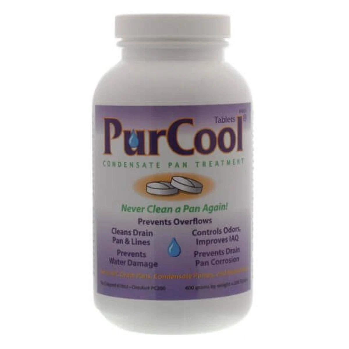 Nu-Calgon 61053 PurCool Condensate Pan Treatment Tablet 200 Pieces