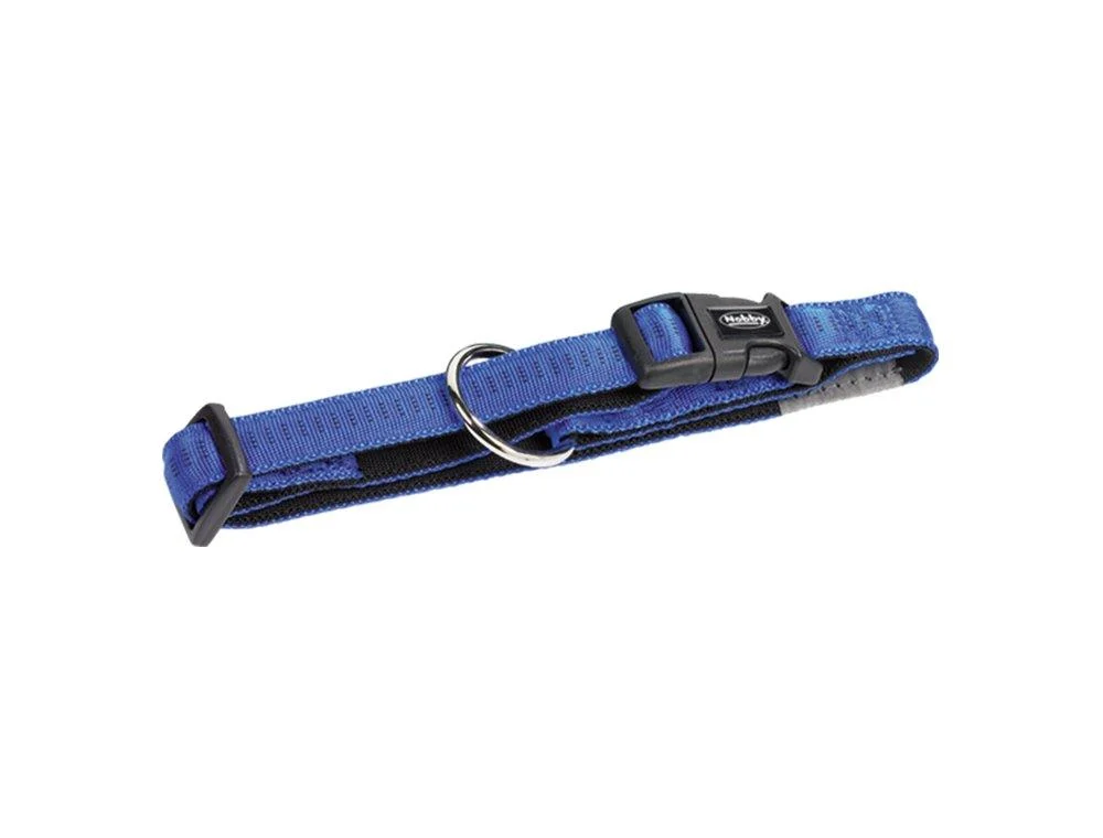Nobby collar Soft Grip blue L: 30/45 cm W: 20 mm 1 piece blue-black length 30-45 cm width 20 mm