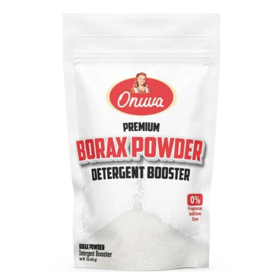 Borax Powder by Onuva 2LB (907gr) Laundry Booster Multipurpose Cleaner (Unscented)