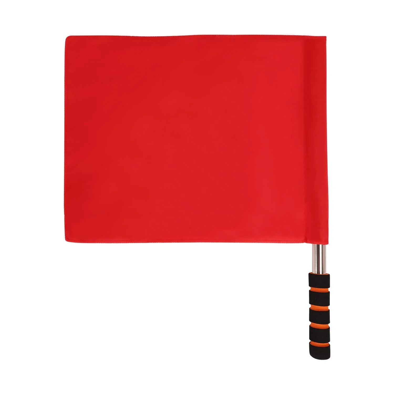 Sports Referee Flags Volleyball Line Judge's Flags Linesman Solid Flag Referee Flag Marking Flags Sports Match Football Linesman Flags Training Flag Linesman Signal Flags with Stainless Steel Handle - Clobeau