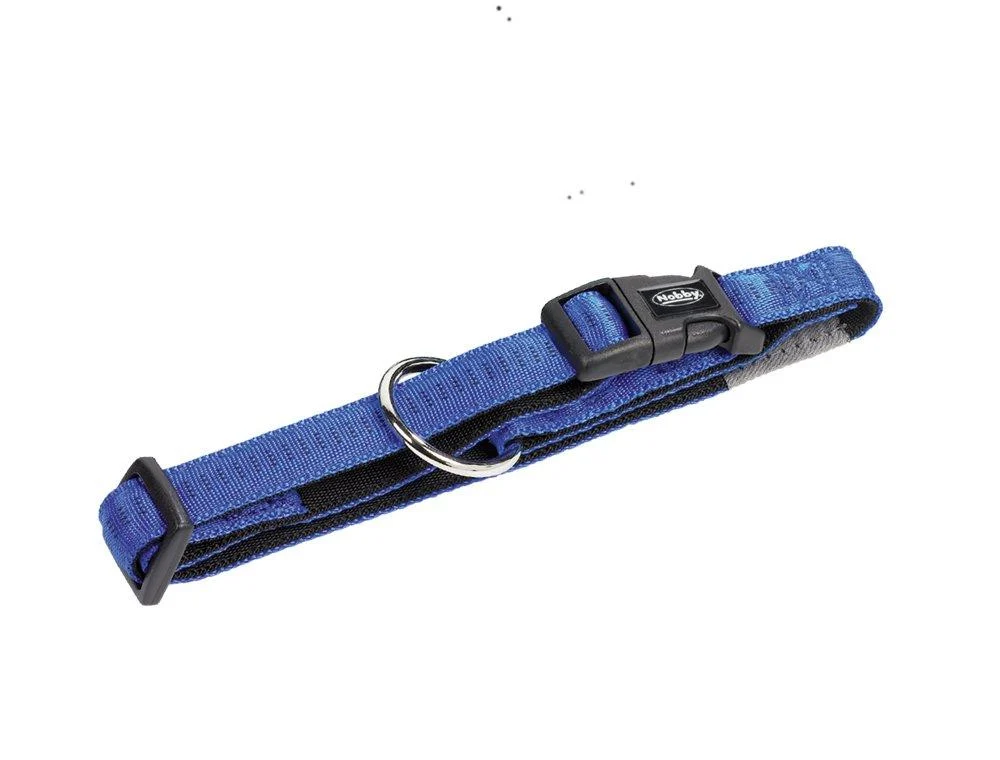 Nobby collar Soft Grip blue L: 20-30 cm W: 10 mm 1 piece blue-black length 20-30 cm width 10 mm