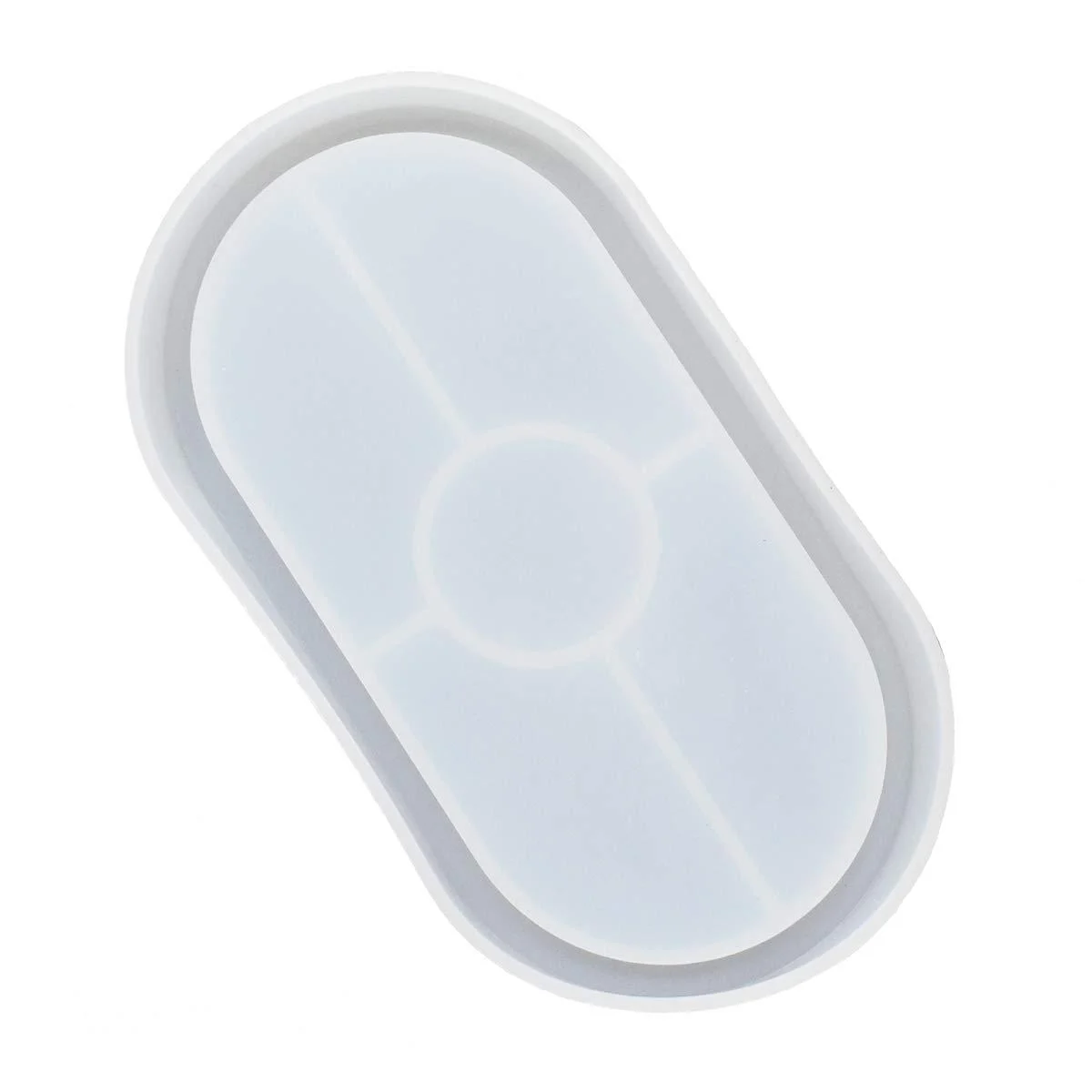 Silicone Mold for Concrete Planter Tray Jewelry Dish DIY Oval Shape - Catin