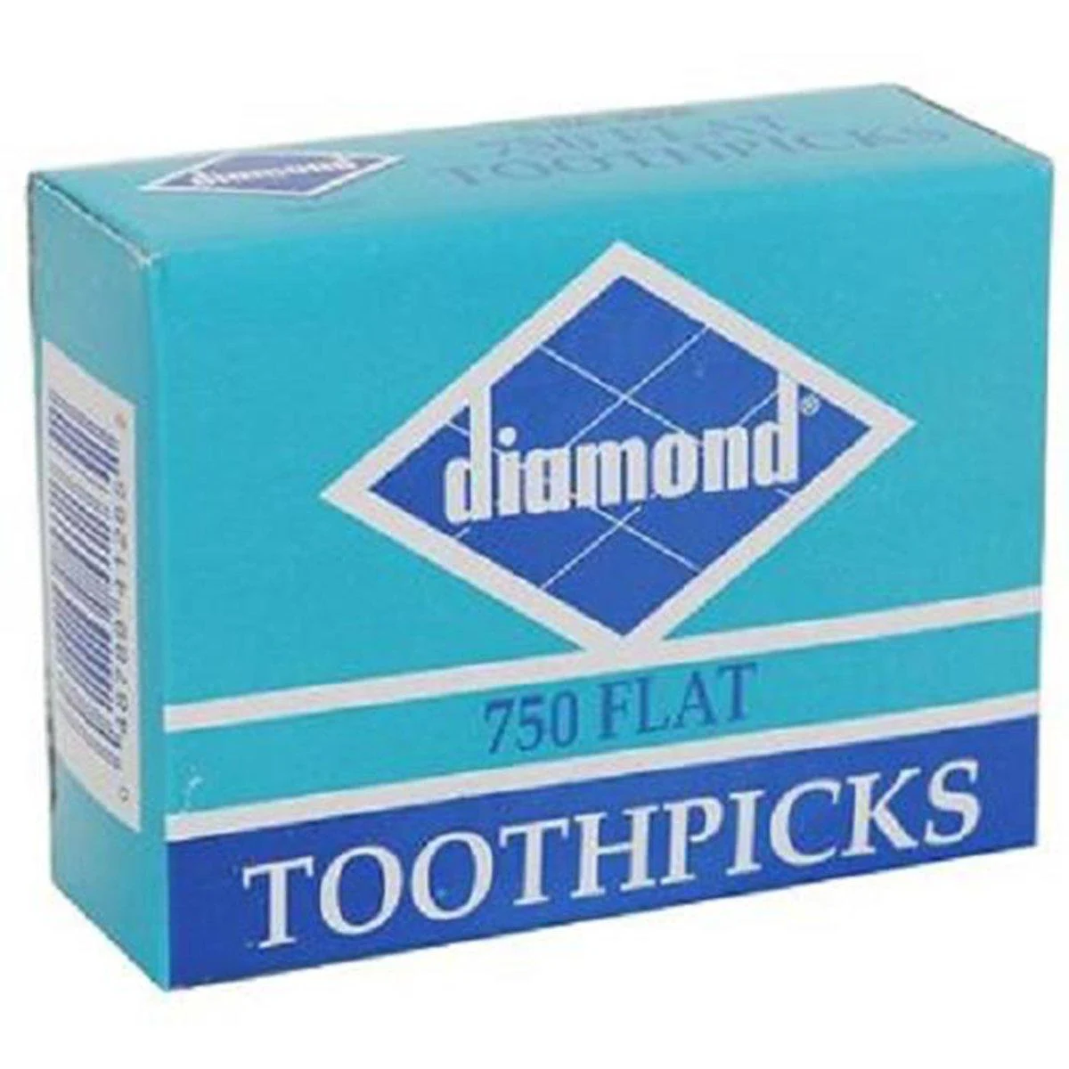 Diamond, Flat Toothpicks, Count 1 (750 Pcs) - Household Accessories