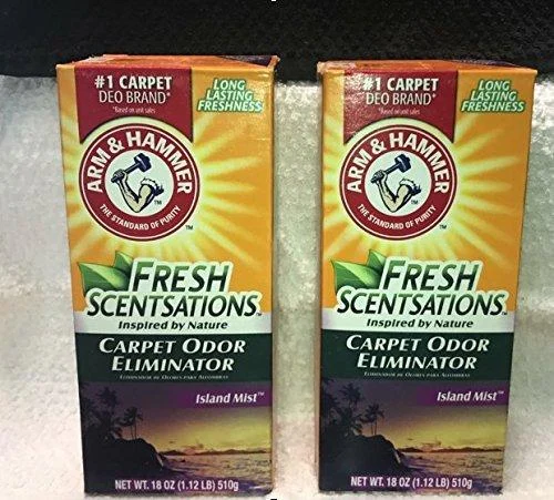 Fresh Scentsations Carpet Odor Eliminator, Island Mist, 30 oz Box - Arms & Hammer
