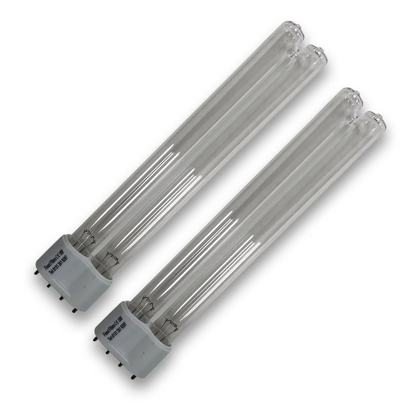 Finest-Filters Twin Pack 18w PLL Replacement UV Bulb Lamp For Pond UV Sterilisers & Clarifiers Filters UVC