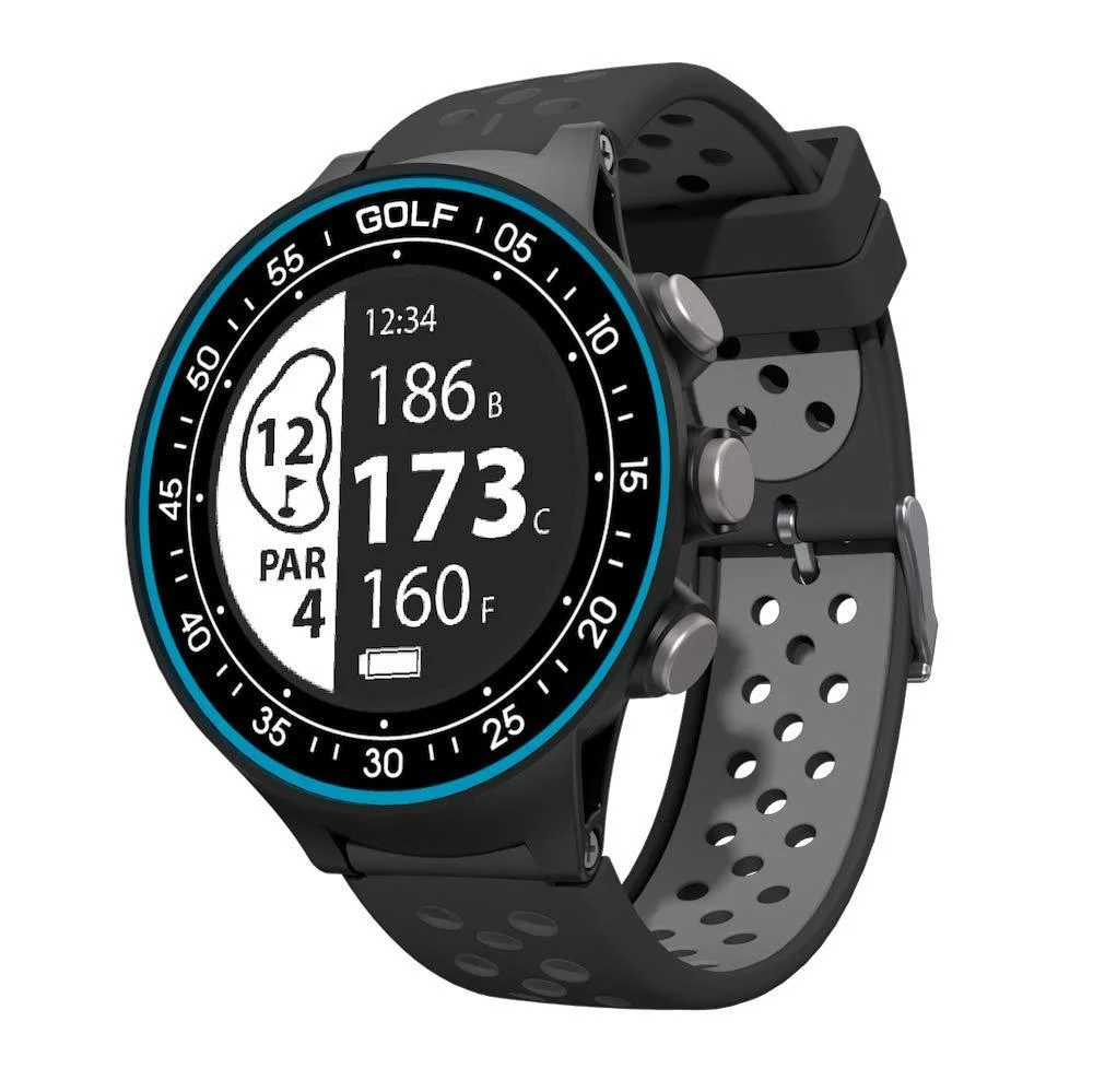 Golf clock par.4 GPS distance meters of Rocketgolf - simple and simple - golf function 38 000+ golf courses distance obstacle pedometer free updates
