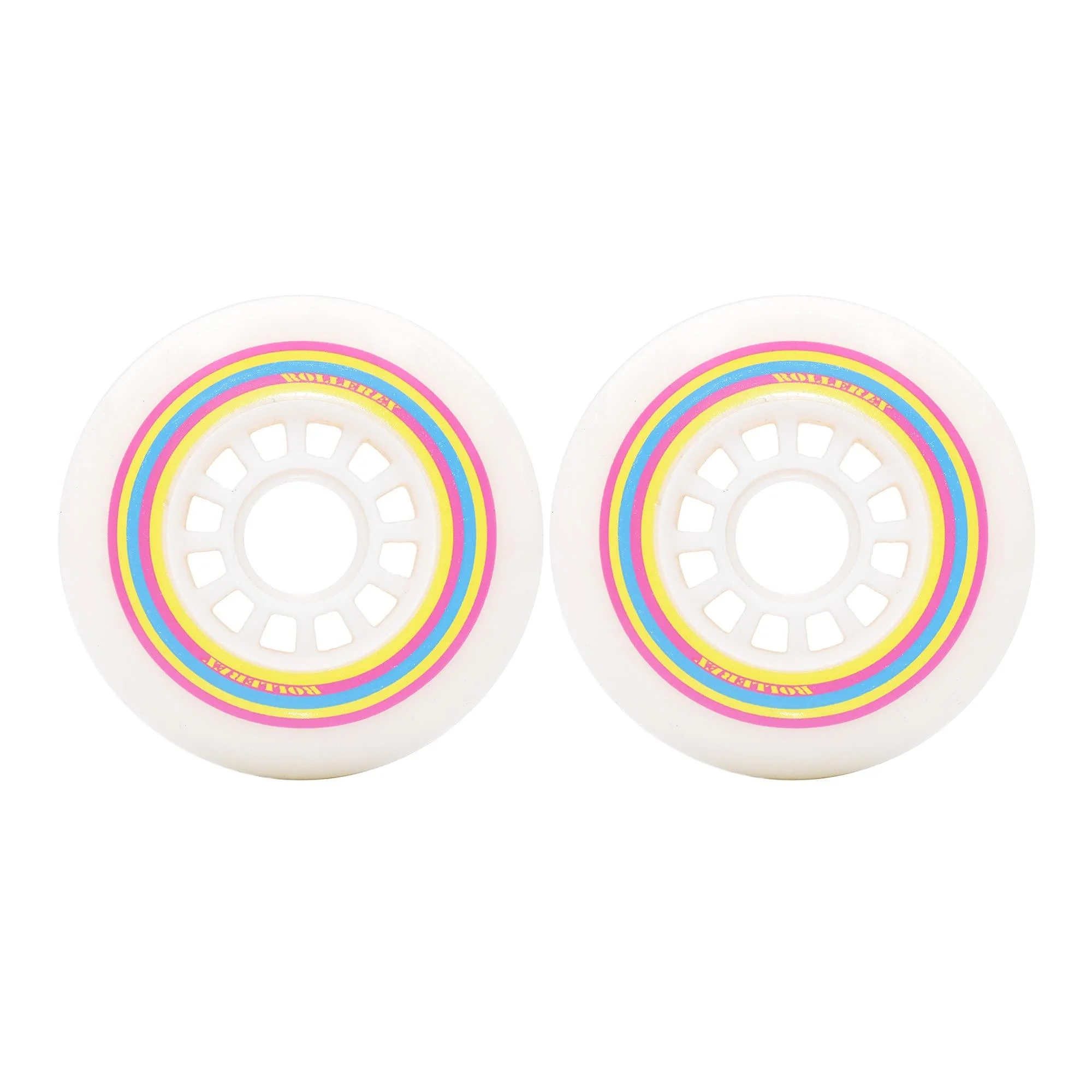 Rollerex Lollipop Boardwalk Inline Skate Wheels (2-Pack) (Various Size Options Available) 72 mm