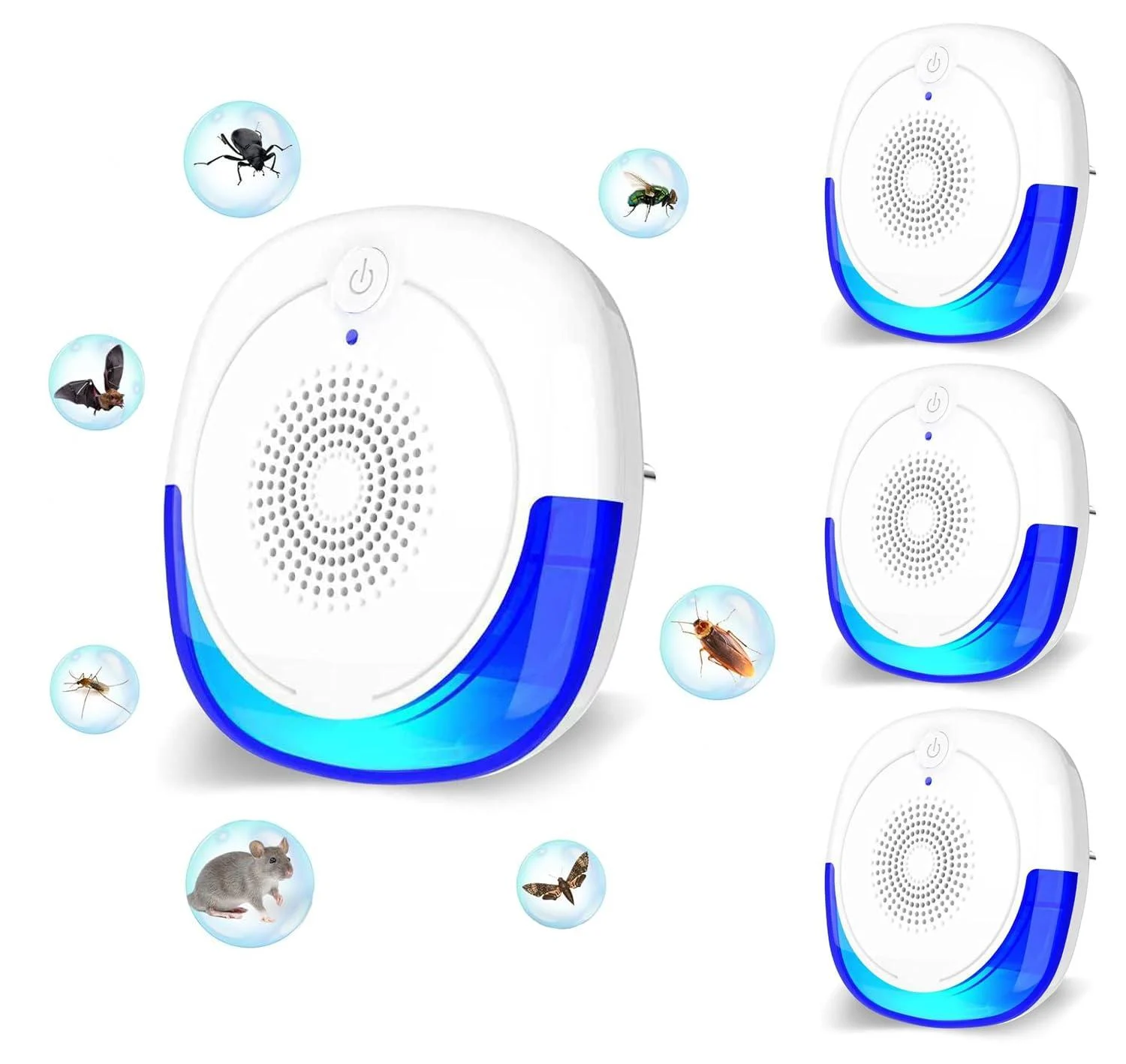 4-Pack Upgraded Plug-In Controls for Indoor Use - Non-Toxic and Environmentally Friendly Safe for Humans and Pets