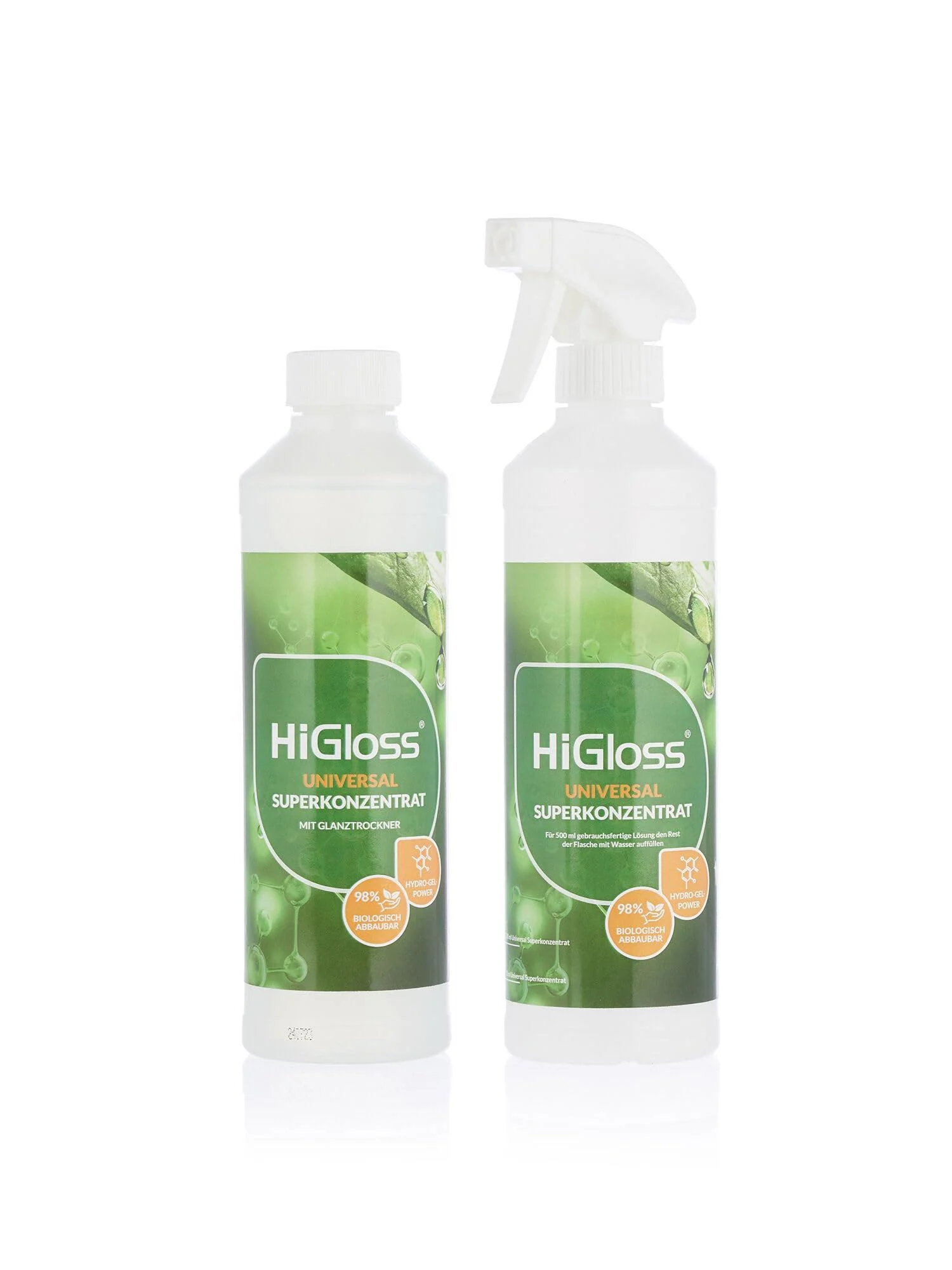 HiGloss Universal Super Concentrate Set 500ml Cleaner Empty Bottle & Sprayer All-purpose cleaner for the whole house