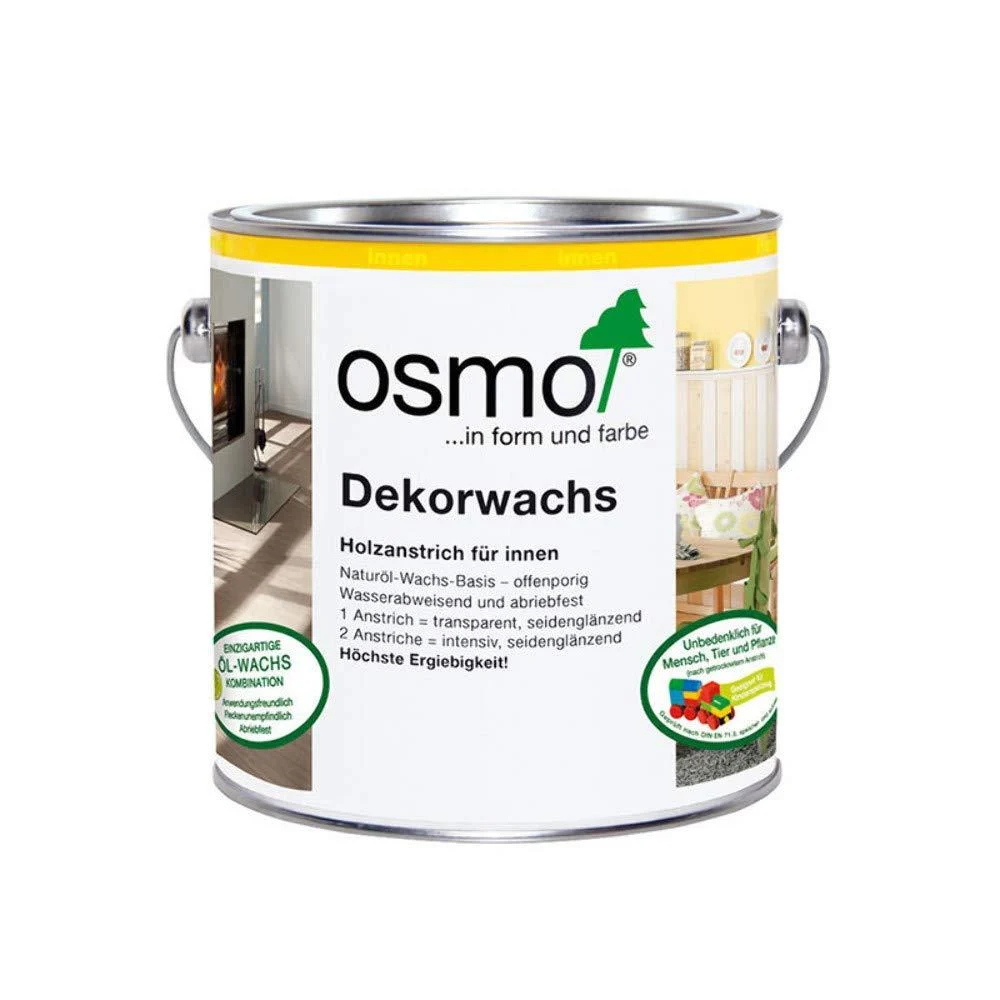 Osmo Wood Wax Finish 3119 Silk Grey 0.75 Liter