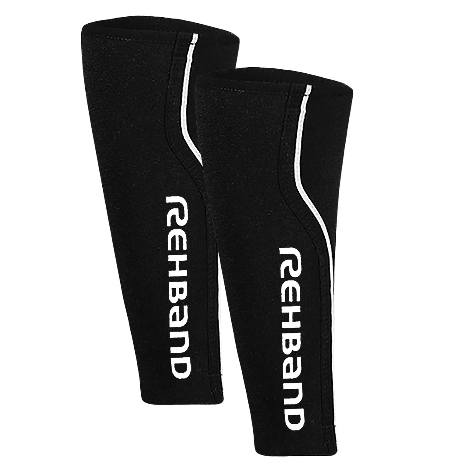 Rehband underarm neoprene sleeve 1 pair forearm cover compression bandage for the arms arm compression support basketball & volleyball Colour:Black Size:Medium Medium Black