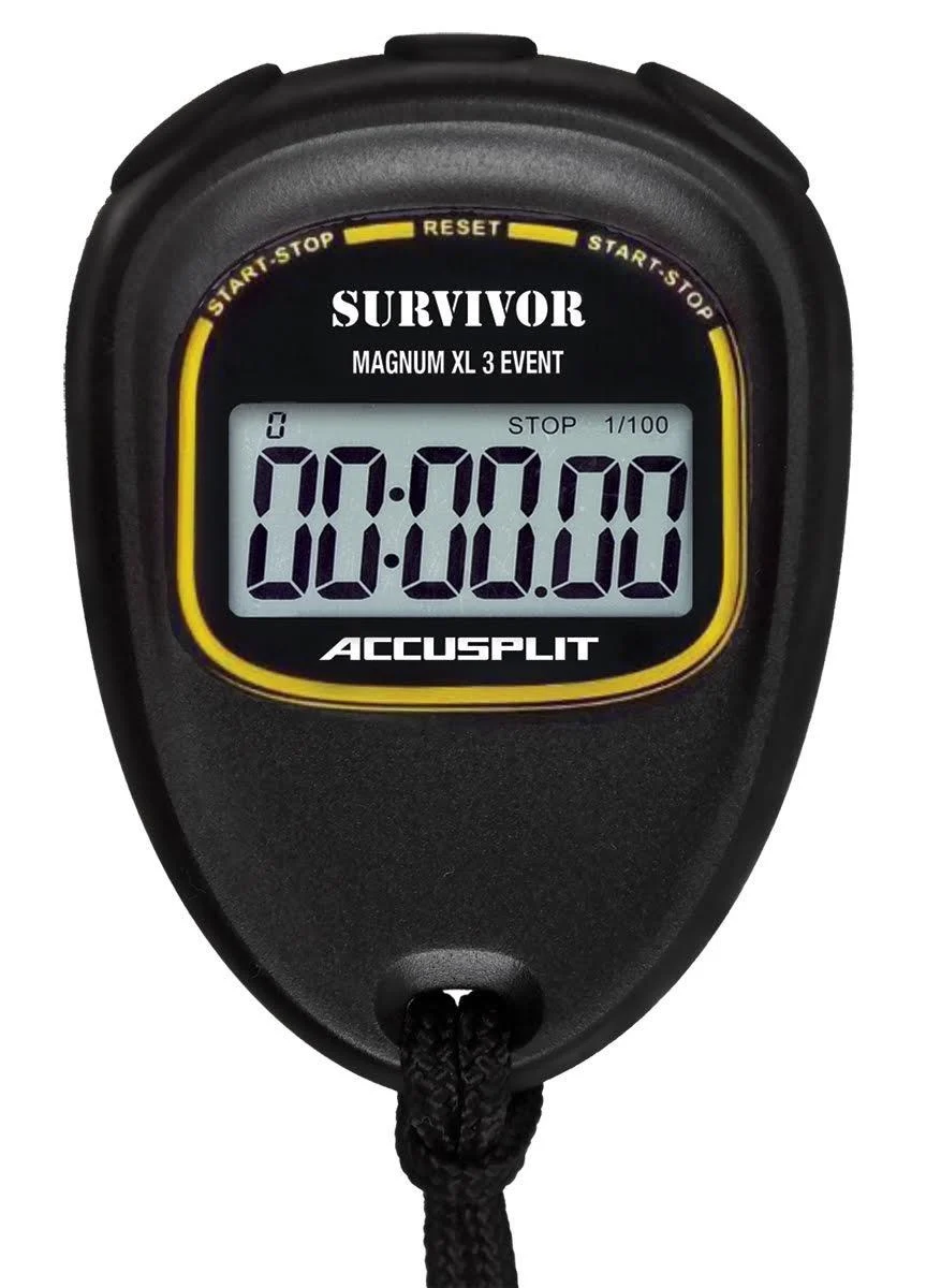 Accusplit New Survivor SX 2 Series Stopwatch Black