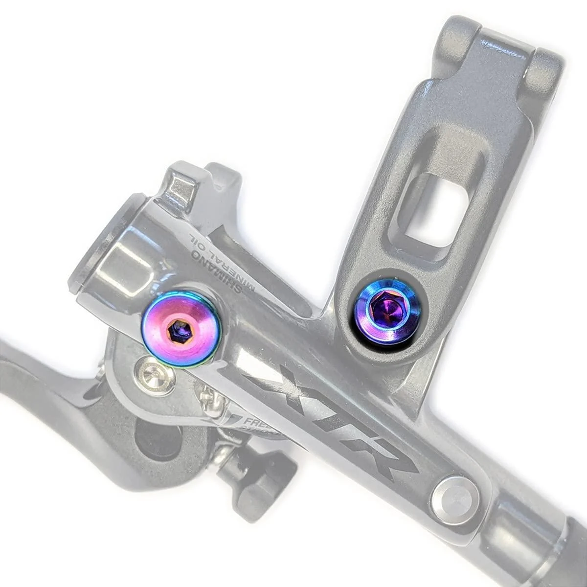 Titanium Brake Hardware Kit | Shimano XTR/XT/SLX/Deore (Oil Slick Anodized) - Terske