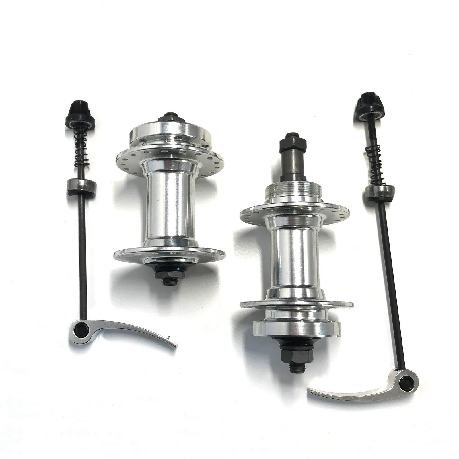 DONSP1986 Bike Wheel Part Bicycle hub, Bike Hub 36 Hole, Quick Release,Alum,One Pair,100mm x135mm Front Width and Rear Width