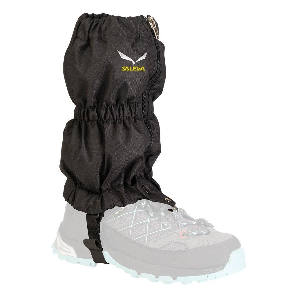 SALEWA Kids Gaiters Junior Gaiter One Size Black