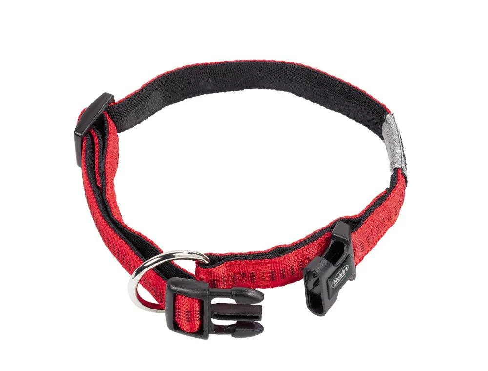 Nobby collar Soft Grip red L: 30/45 cm W: 20 mm 1 piece red-black length 30-45 cm width 20 mm